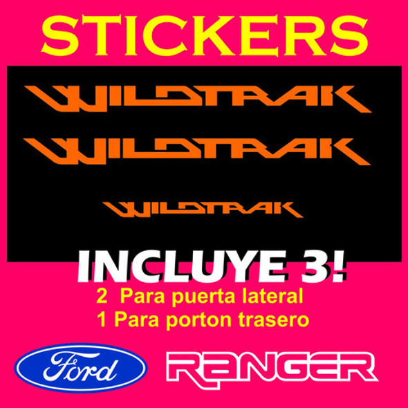 Calco Wildtrack Para Ford Ranger X 3 Unidades! 0