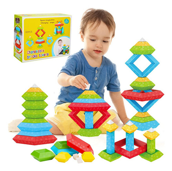 30 Piezas Juguetes Montessori Para 1 2 3 4 5 6 Años De Edad 0