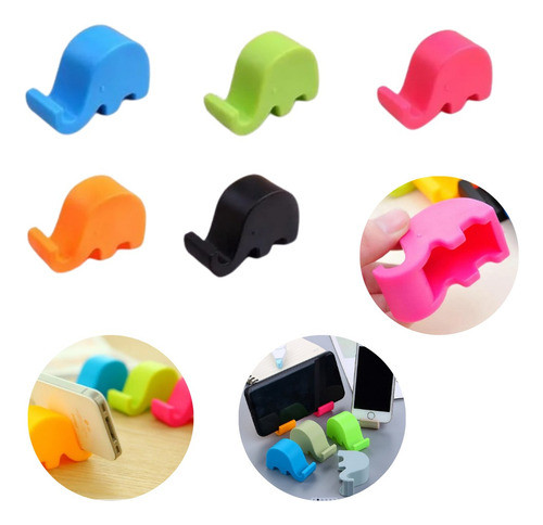 Soporte X2 Porta Celular Tablet Apoya Universal Elefante 0