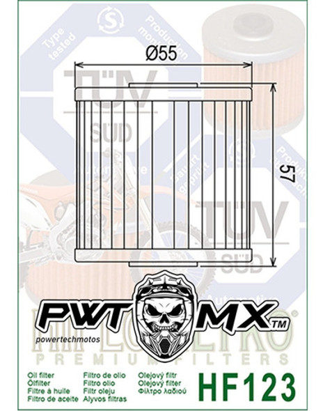 Filtro Aceite Hiflo Filtro Kawasa Atv Klf 220 250 300 Bayou 1