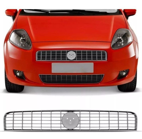 Parrilla Rejilla Fiat Punto Superior Gris 2007 A 2012 0