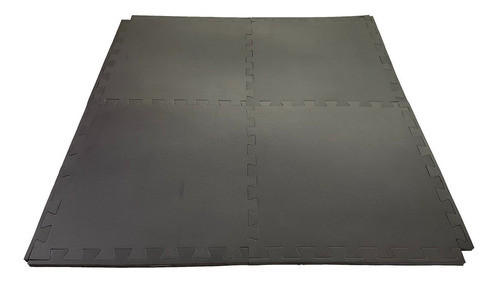 Tatame Encaixar Eva Borracha Multiuso 1x1 30mm Preto 0