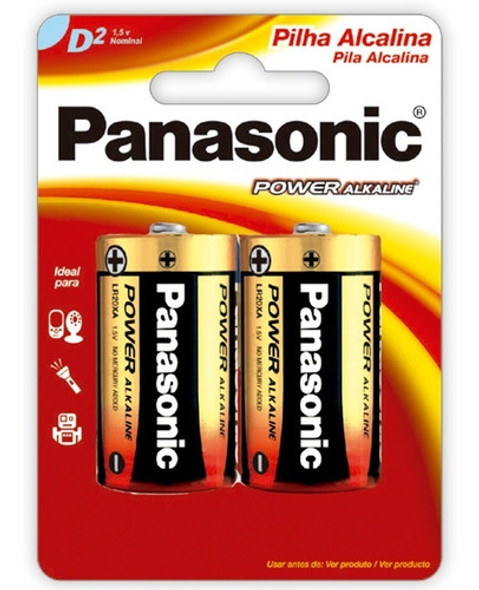 24 Pilhas Alcalinas Panasonic D (grande) 1