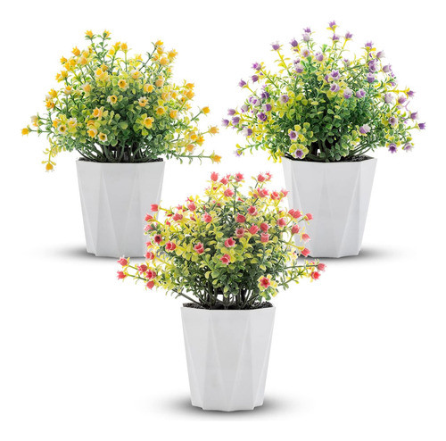 Hncsdd Plantas Artificiales, Pequeñas Plantas Falsas Maceta 0