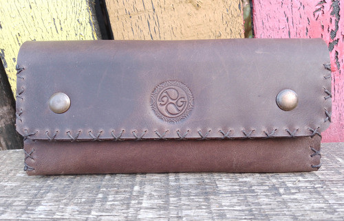Estuche Artesanal P/2 Pipas Y Accesorios - 100% Cuero 1
