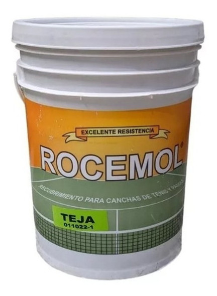 Pintura P/pisos Dep. Rocemol X 20ltsverde Tenis + Rodillo 22 0