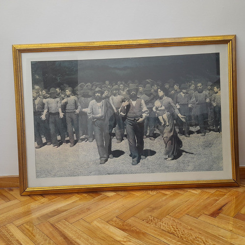 Cuadro Lámina Italiana Pellizza Da Volpedo - Il Quarto Stato 0