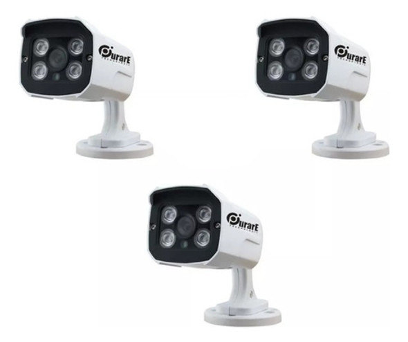 Kit 3 Camaras Wifi Seguridad Interior Exterior 2mp Purare ® 0