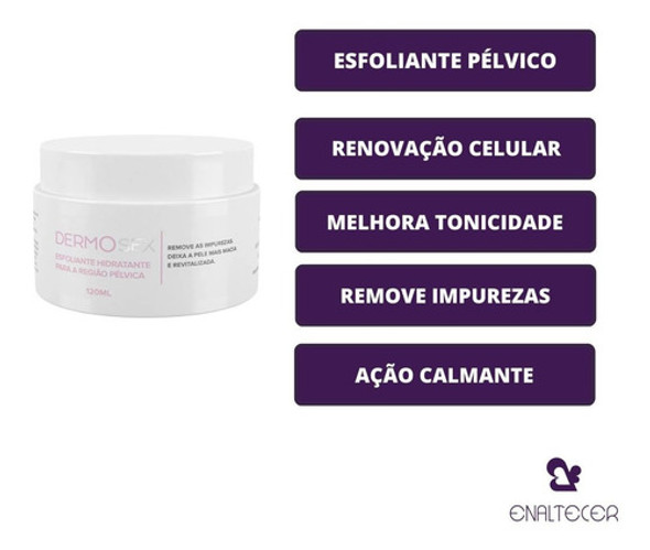 Kit Esfoliante Pelvico Hidrata E Sabonete Liquido Dermosex 1