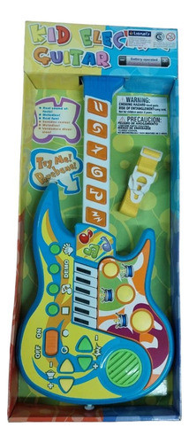 Kid Electric Guitar Guitarra Juguete Sonidos Luces 0