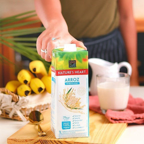 2  Natural Heart  Sem Adição Açúcar Bebida Vegatal  Arroz 1l 1