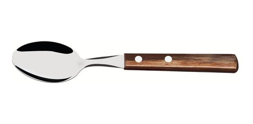 Colheres De Sopa Tramontina Cabo Madeira Polywood 12 Peças 1