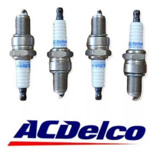 Kit Bujias X 4 Chevrolet Agile Montana Acdelco 1