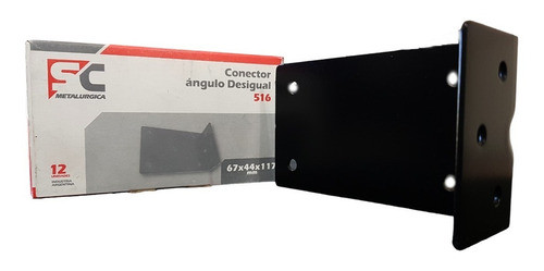 12 Soportes Conector Angulo Desigual Tirantearía Techo 67mm 0