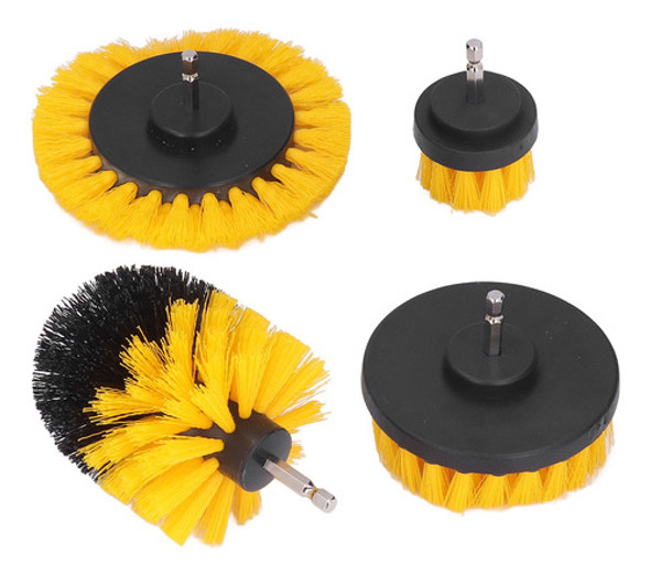 Acessório De Escova De Limpeza: 4 Peças Drill Power Scrubber 1