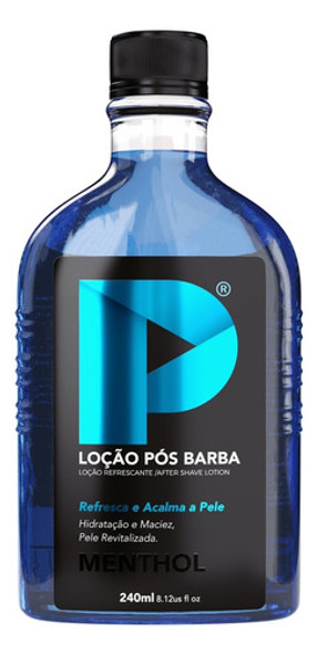 Loção Pós Barba Play Barber 240ml Menthol Revitaliza 12 Unid 1
