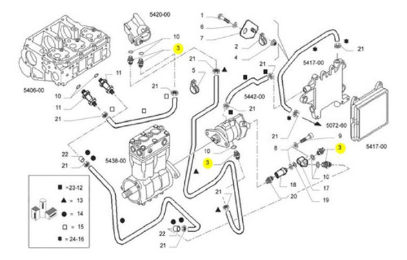 Conexão Pneumática Bomba Alimentação Daily Iveco 16500315 1 Conexão Pneumática Bomba Alimentação Daily Iveco 16500315 1