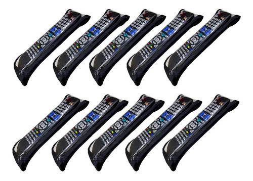 Lote 10 Unidades Funda De Control Remoto Tv Audio Aire Ac 0