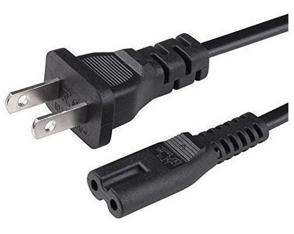 Nicetq Us 2prong Ac Power Cord Cable De Repuesto Para Tcl 1