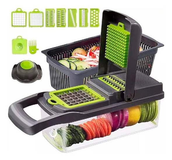 Cortadora De Verduras De 12 Cuchillas Para Cocina, Espirali. 0