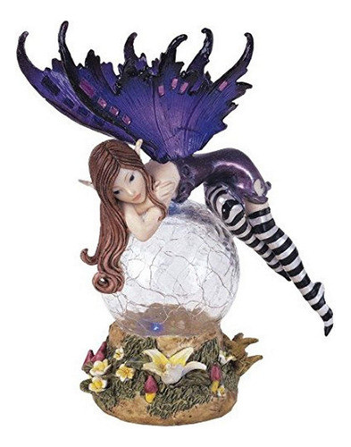 Stealstreet Ss-g-91268 Bola De Cristal De Hada Luz Luz Figur 0