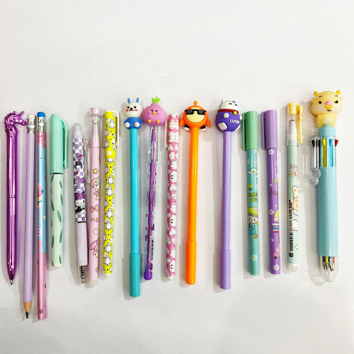 Kit Papelaria Fofa Menina Completo Kawaii Escolar Fofa Caixa 1