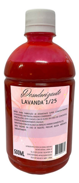 Desodorizante Concentrado 500ml Faz 25 Litros 0
