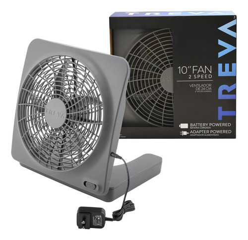 02 Cool Ventilador Portátil Eléctrico O A Batería, 10 Pu. 0