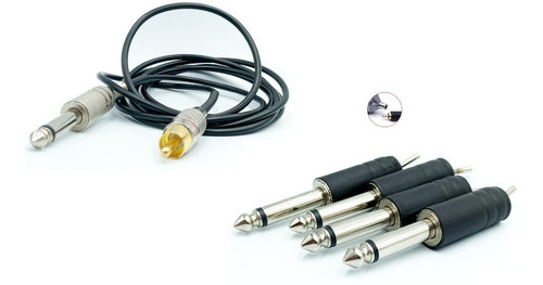 Kit Cabo Rca Premium + Pedal Automático Para Tatuagem 1