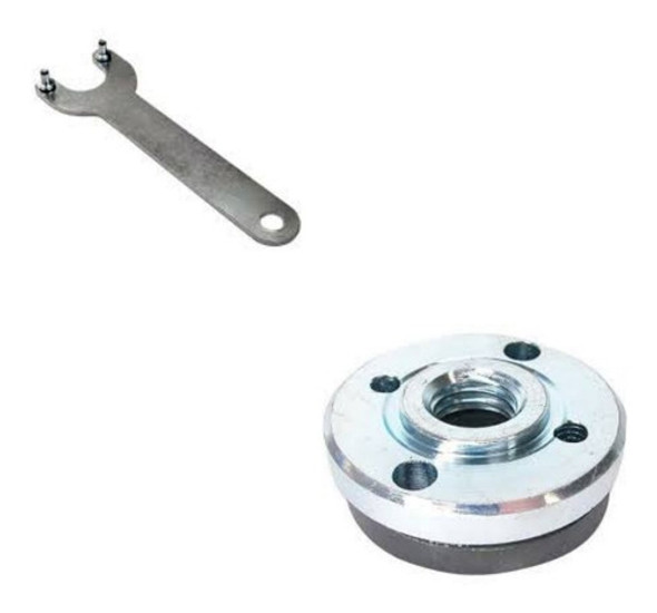 2 Chave E 1 Porca/flange P/ Esmerilhadeira Black & Decker 0