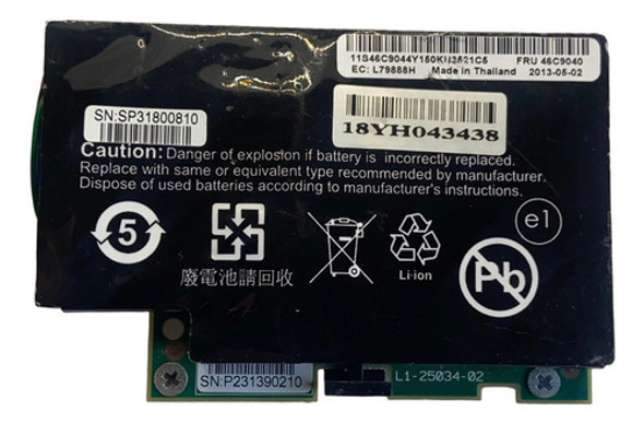 Bateria Ibm Sas/sata Lsi 9261 9750 9280 43w4342 46c9040 @ 0