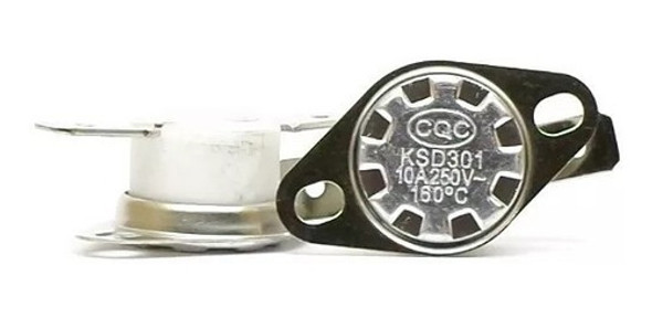 50 X  Termostato Cerâmico Ksd301 160graus Normal Fechado Nf 0
