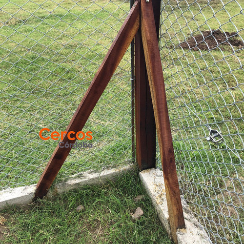 Poste Quebracho Colorado Rectangular 2 X 3 X 1,80 Mts 1