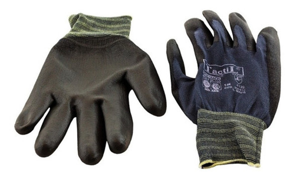 Guante Tactil Nylon Poliuretano Talle Nro 10  Kit X 10 Pares 1