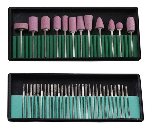 Kit De 42 Fresas Torno -uñas Esculpidas Driller Manicuria 0