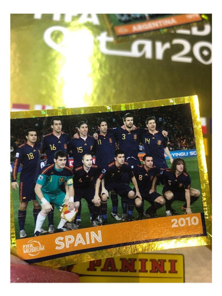 Figurinha Selecao Rara Brilhante Espanha Copa 2022 0