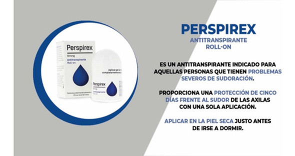 Perspirex Strong - Antitranspirante Roll On - Fact A - B 1