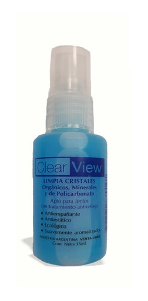 Clear View Limpia Cristales Apto Para Antirreflejo 35ml 0 Clear View Limpia Cristales Apto Para Antirreflejo 35ml 0