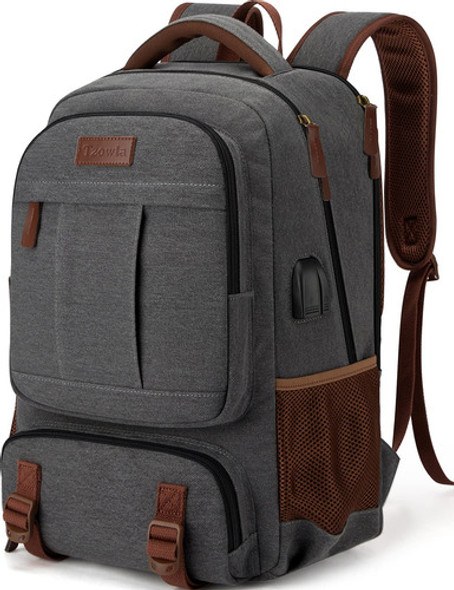 Tzowla Mochila De Lona Para Laptop, Bolsa Para Hombres Y Muj 0