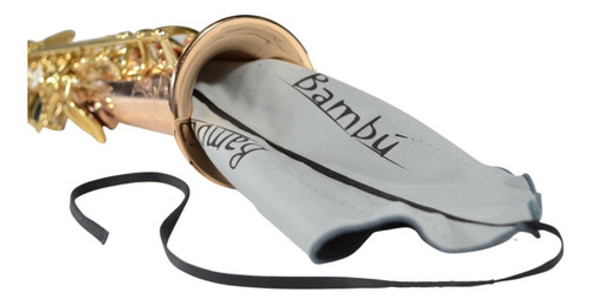 Paño De Limpieza Swab Bambú Para Saxo Soprano 0