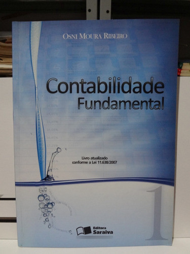 Livro Contabilidade Fundamental  Osni Moura Ribeiro 0