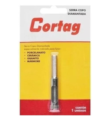 Kit 10 Brocas Diamantadas Serra Copo 4-50mm Cerâmica Cortag 1