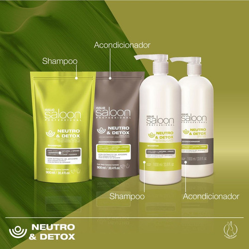 Issue Kit Neutro & Detox Shampoo + Acondicionador Limpieza 1