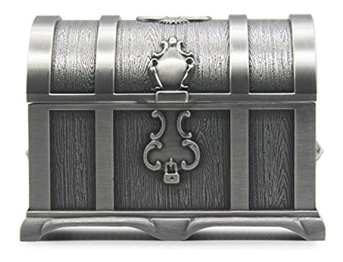 Aveson Caja De Joyería Rectangular De Metal Para El Tesoro C 1