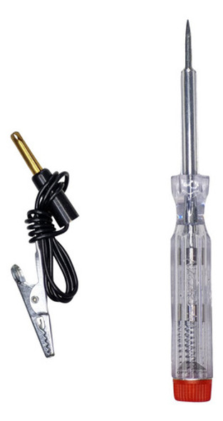 Kit Chave Teste C/ 10 Fusíveis Automotivos Cabo Jacaré Garra 1