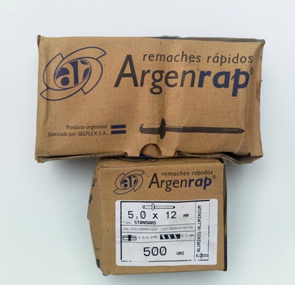 Remaches Rapidos Argenrap De5x12 0 Remaches Rapidos Argenrap De5x12 0