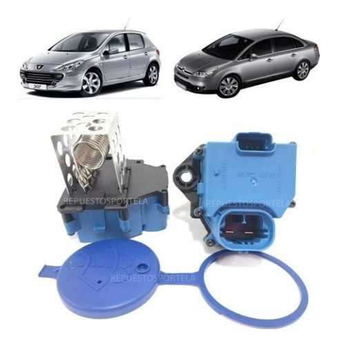 Resistencia Electroventilador Peugeot 307 2002 2012 + Tapa 0