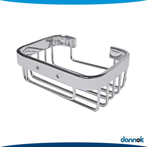 Jabonera Recta Chica Cromo Para Amurar 1