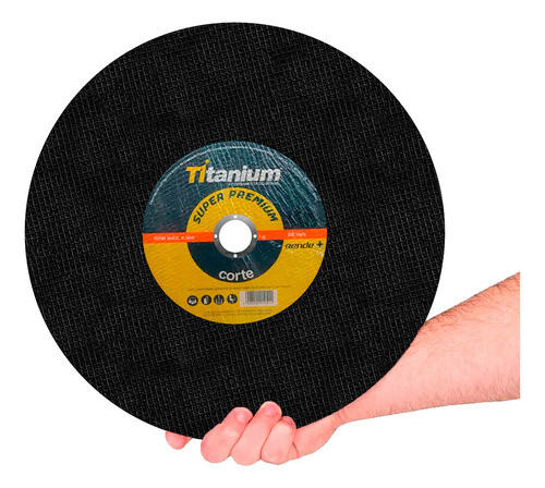 Jogo Disco De Corte 10un 300mm 12'' Furo 5/8 Metal Policorte 1