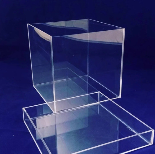 Caja Acrilica Sin Tapa   40cm X 25cm X 30cm 1